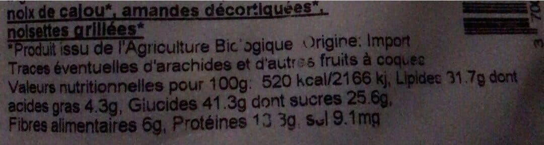 Open Food Facts Melange energie biologique packshot