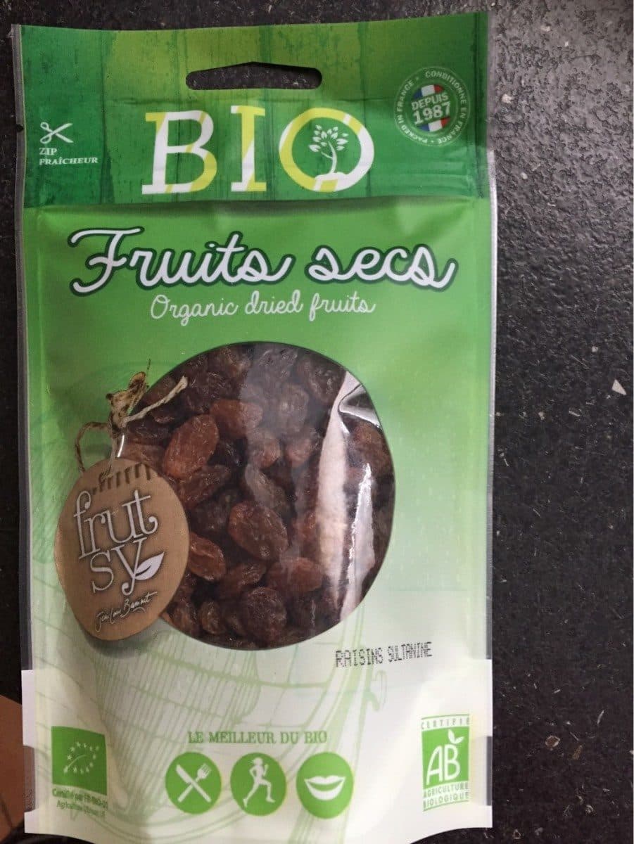 Open Food Facts Raisins sultanine bio packshot