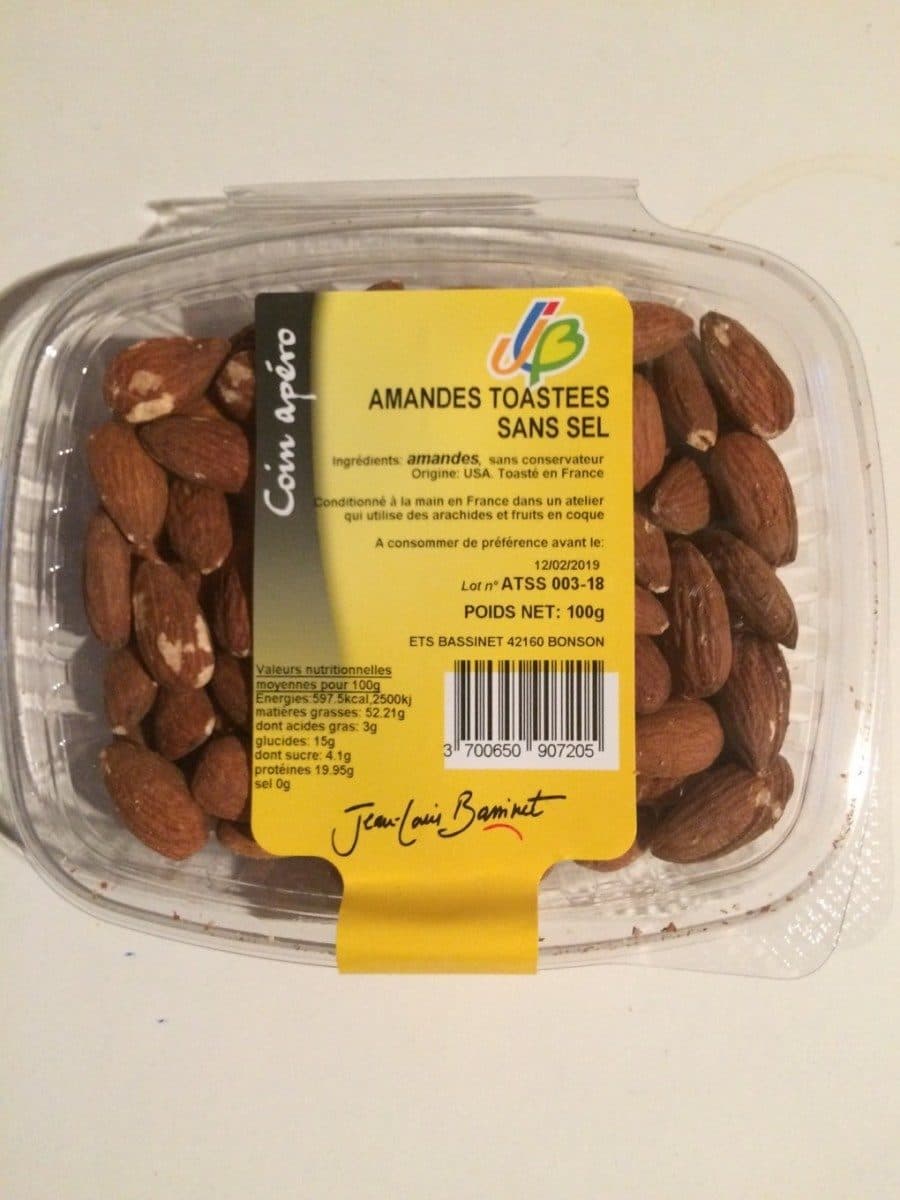 Open Food Facts Amandes toastees sans sel packshot