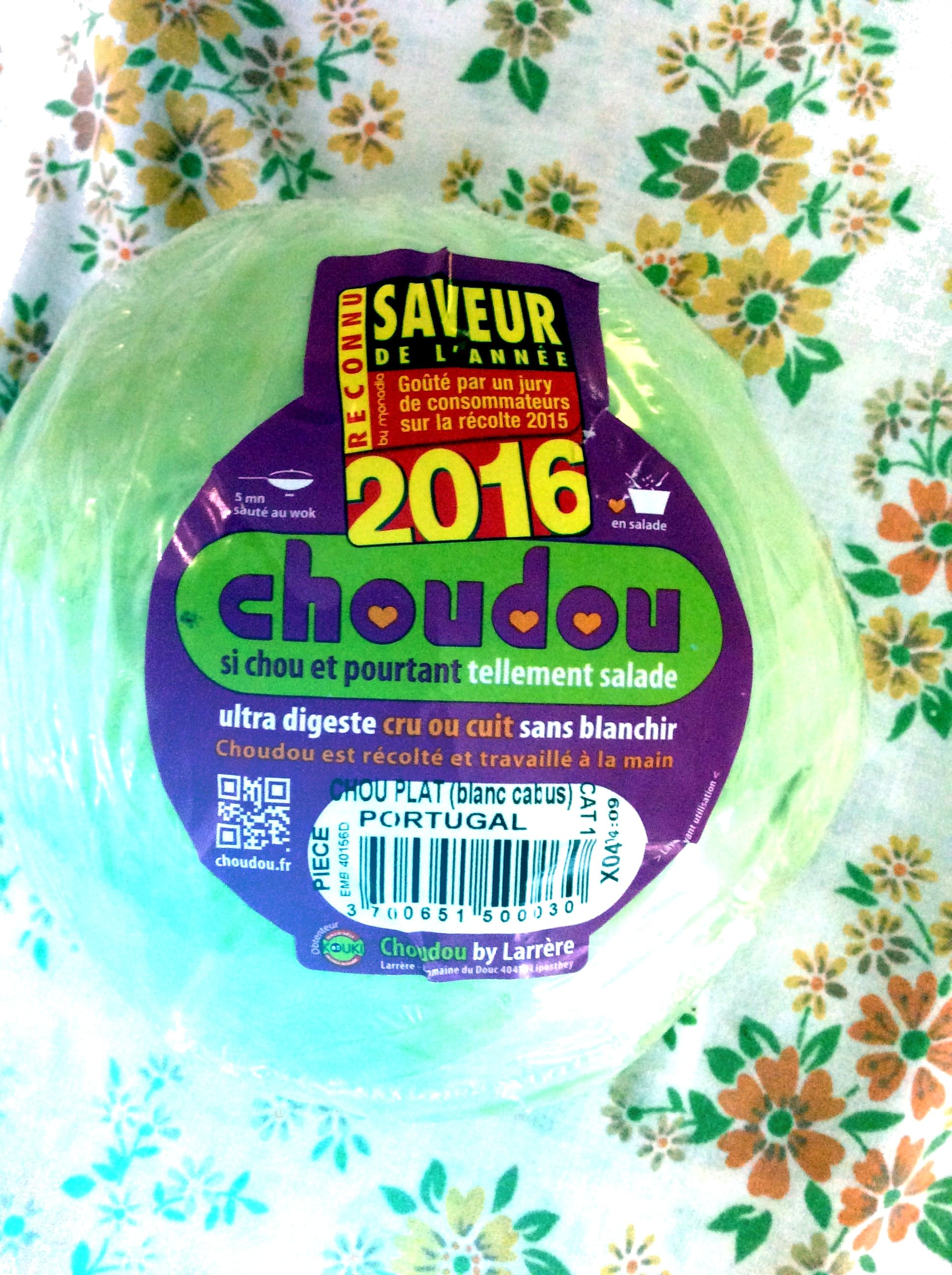 Choudou Chou plat (blanc cabus) packshot