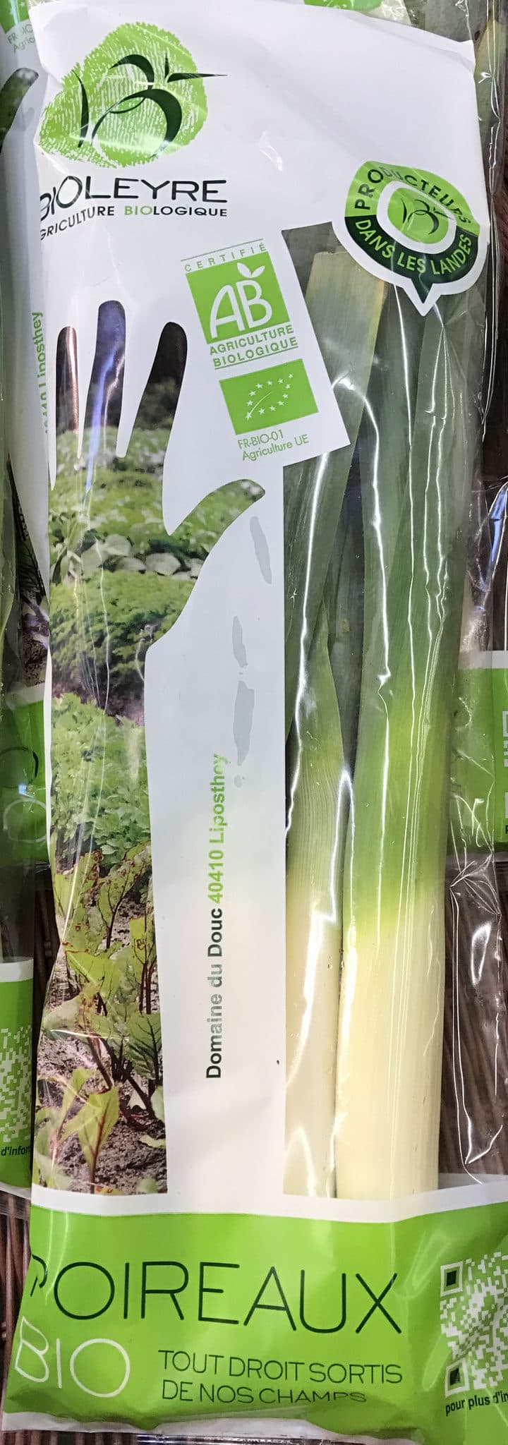 Bioleyre Poireaux bio packshot