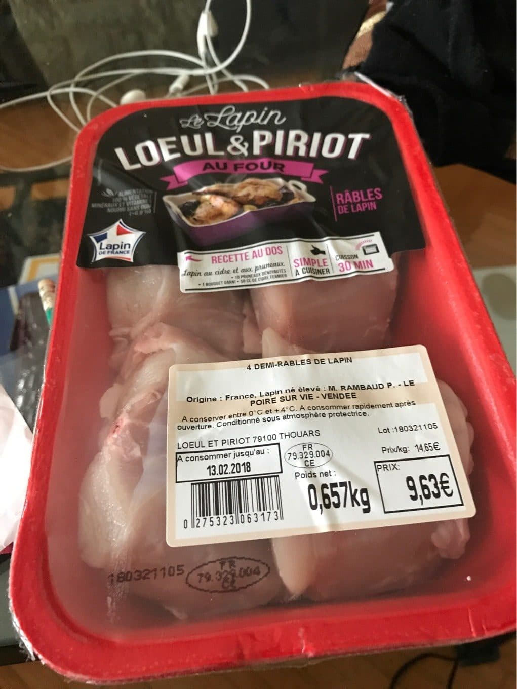 Loeul & Piriot Demi-rables de lapin packshot