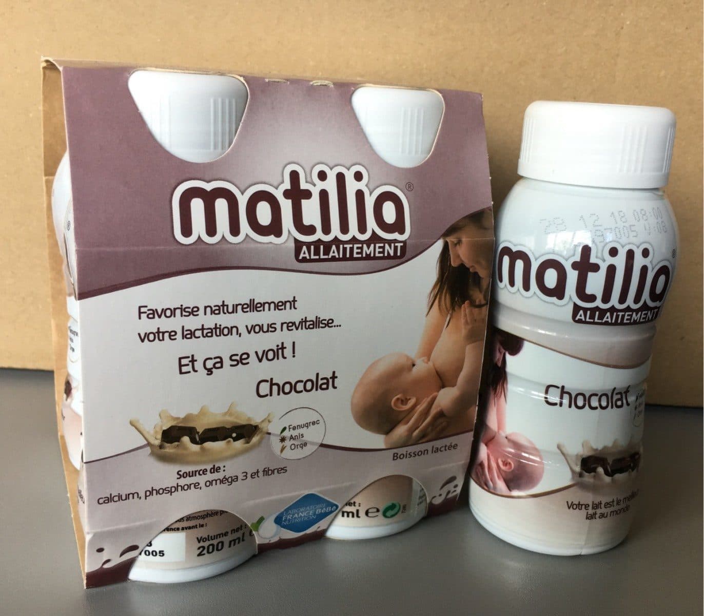 Open Food Facts Boisson lactée - Matilia Allaitement Chocolat packshot