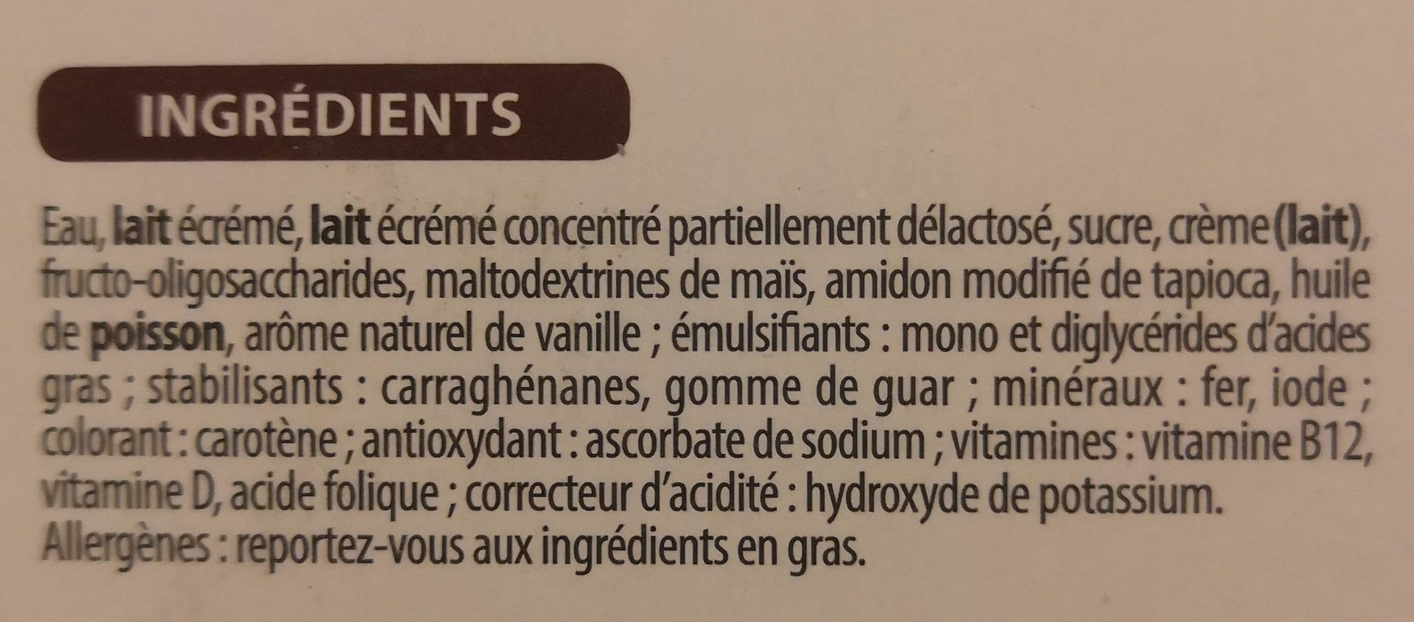 Open Food Facts Boisson lactée - Matilia Grossesse Vanille packshot