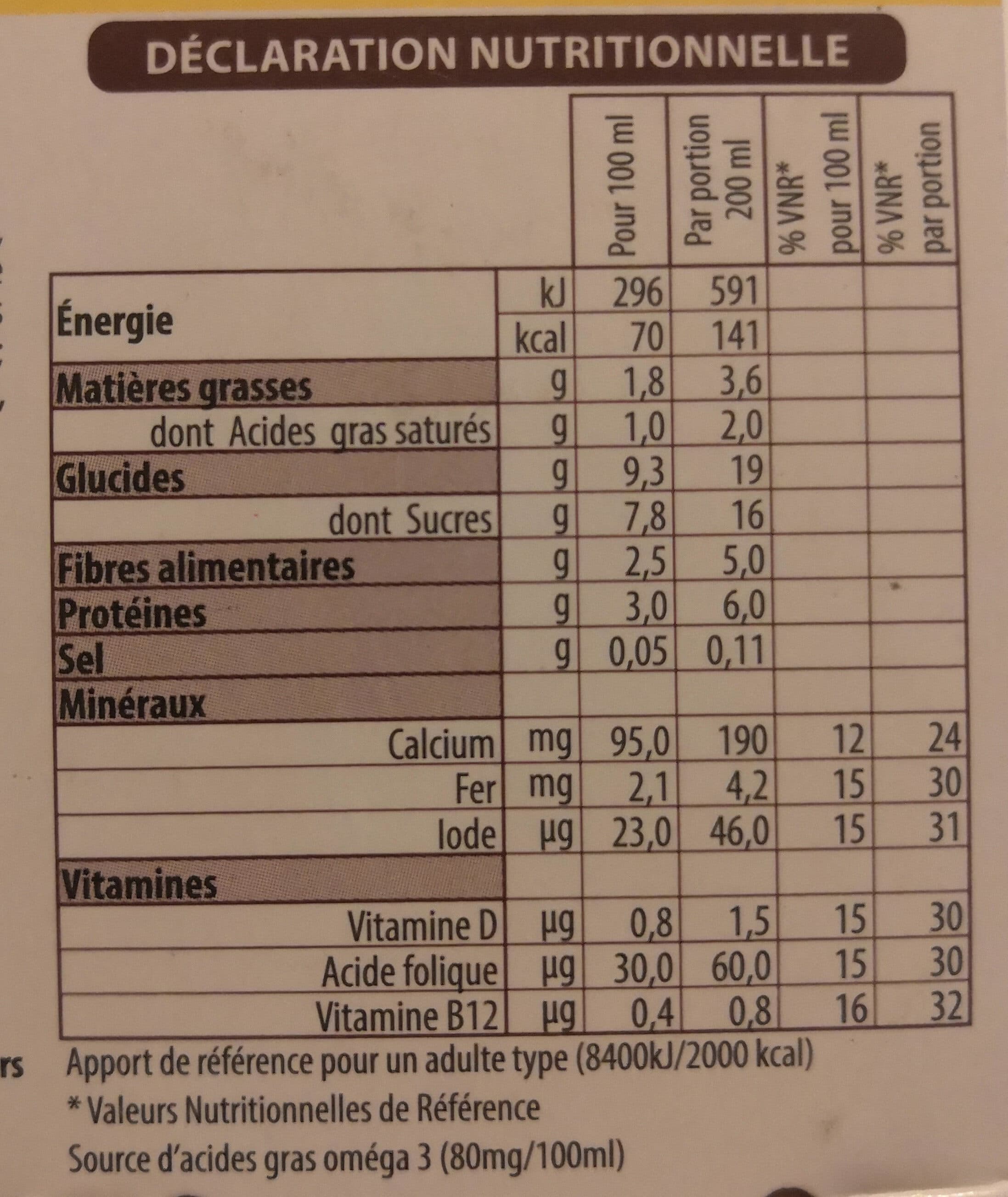 Open Food Facts Boisson lactée - Matilia Grossesse Vanille packshot