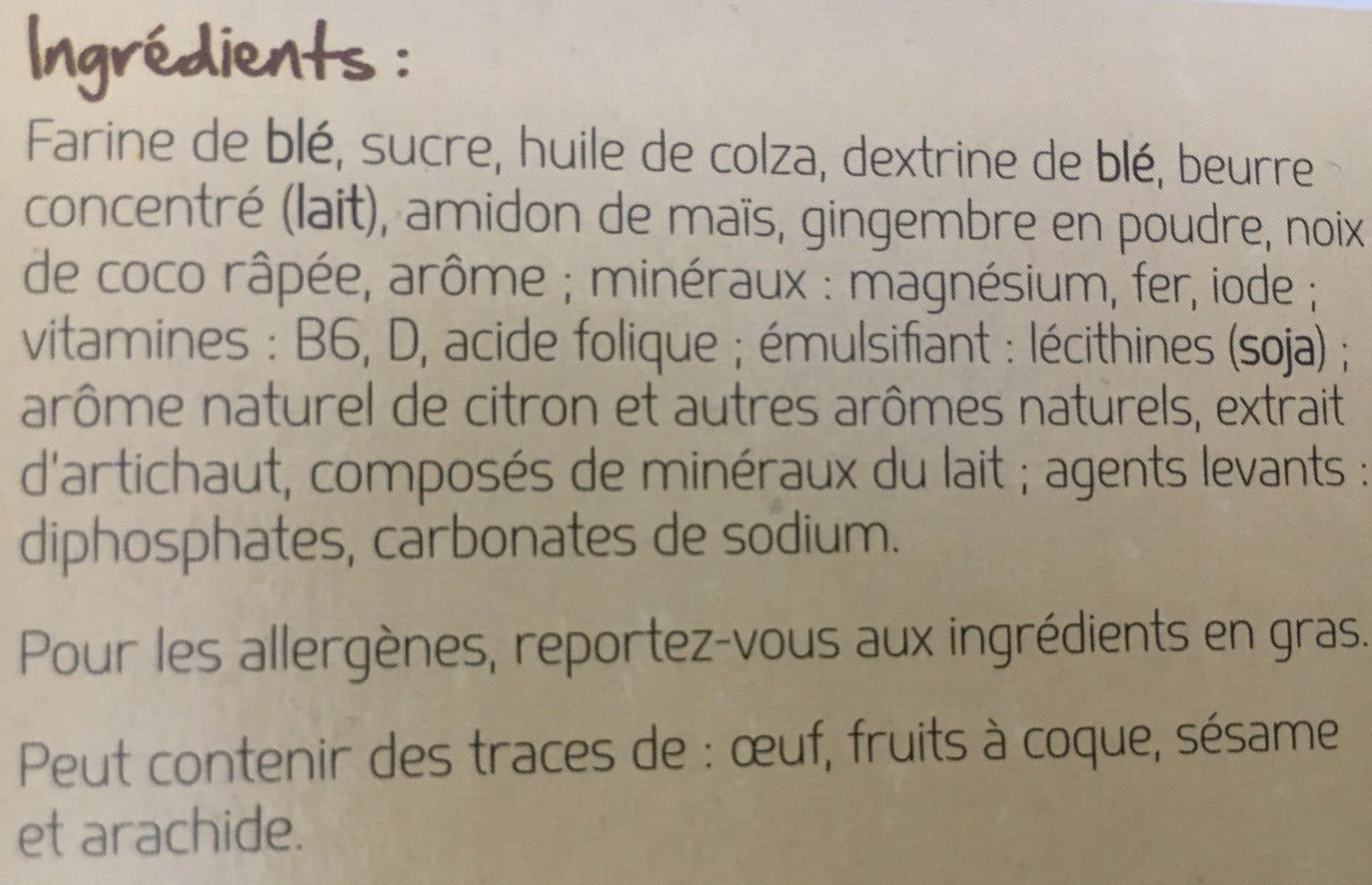 Matilia Biscuits Anti-Nausée Citron-Gingembre packshot