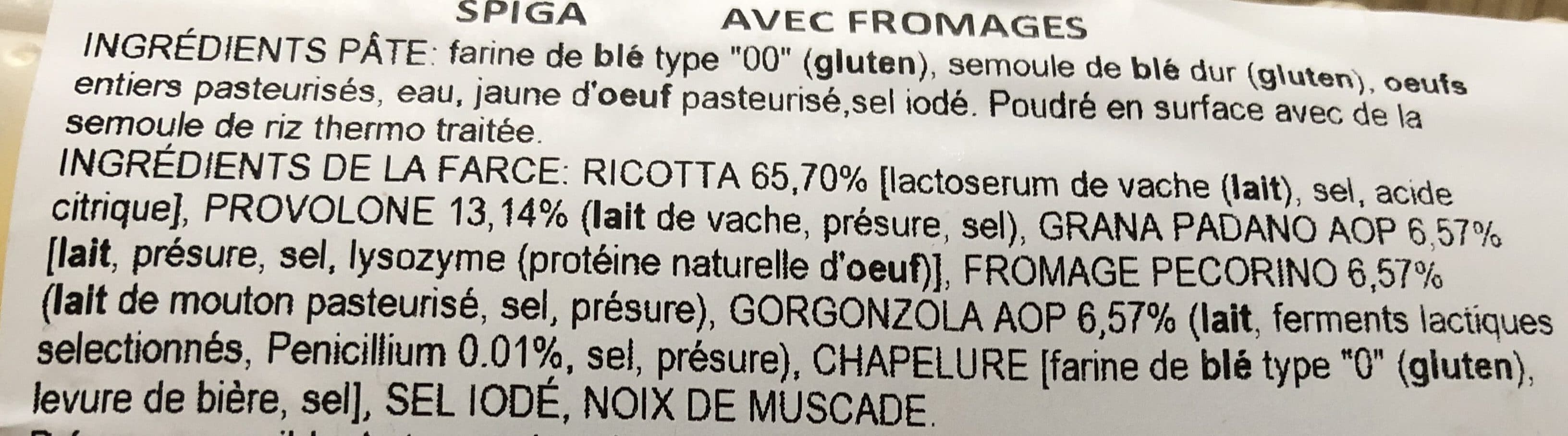 Corte del Gusto Spiga aux 4 Fromages packshot