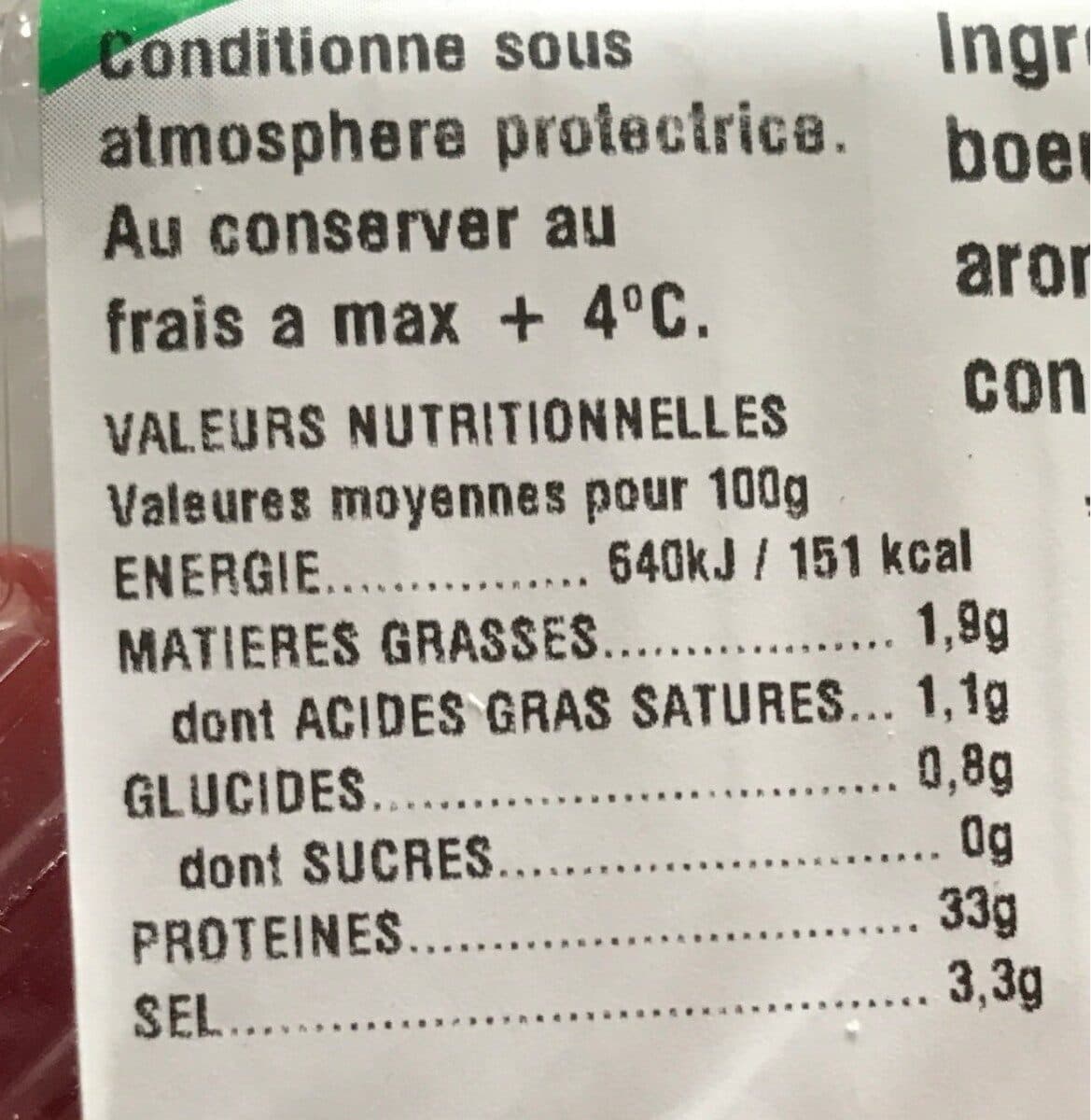 Bresaola Bresaola packshot