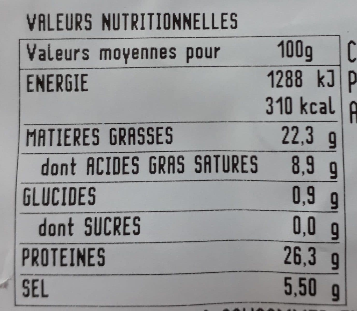 Open Food Facts Plateau mezzo italien packshot