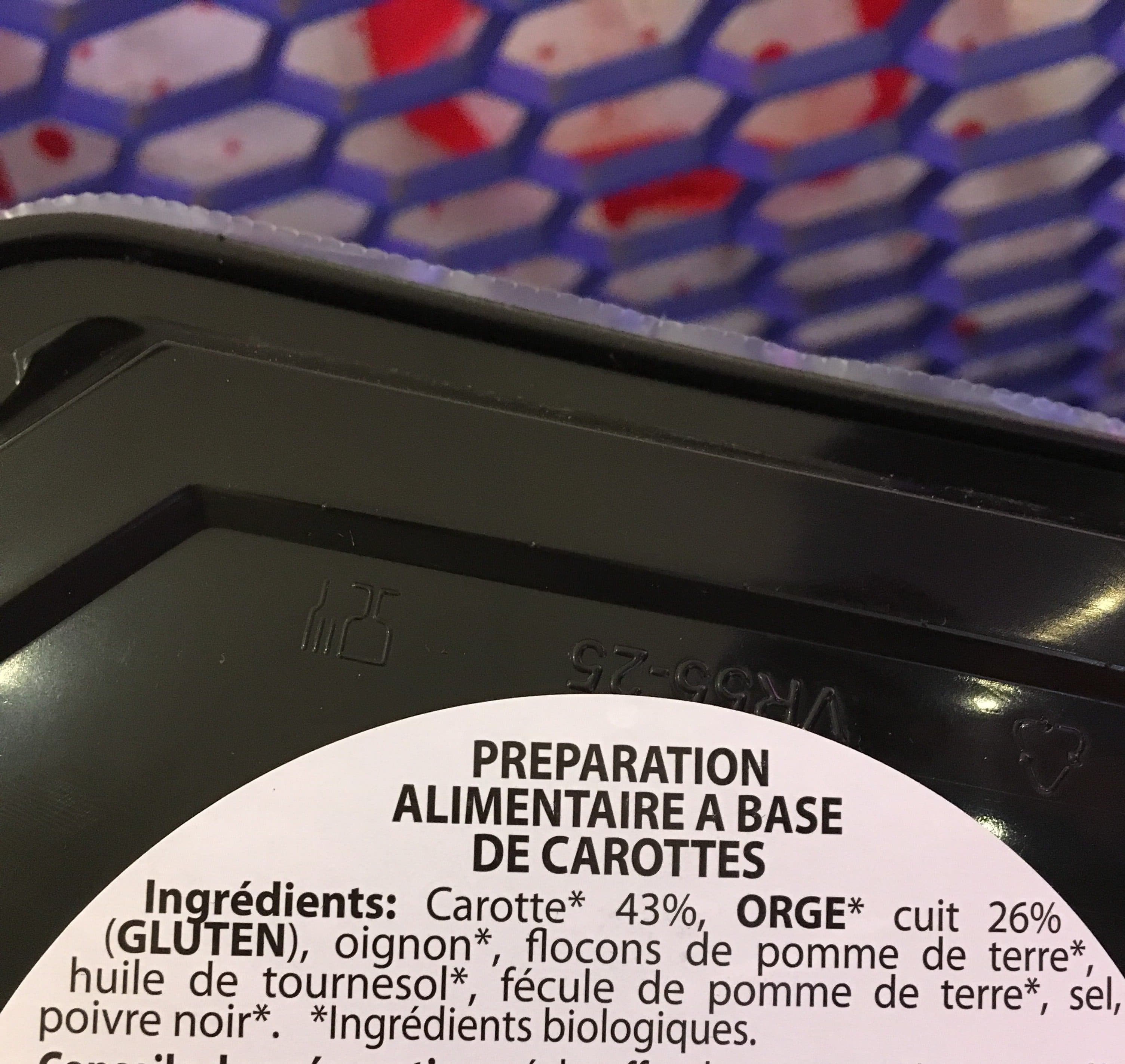 Very Veg! Galette de legumes aux carottes packshot