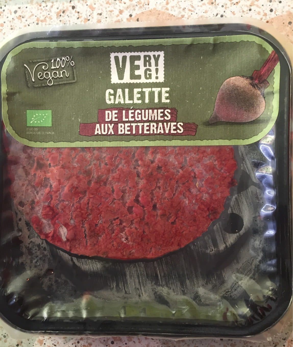 Verry G Galette de legumes betteraves packshot