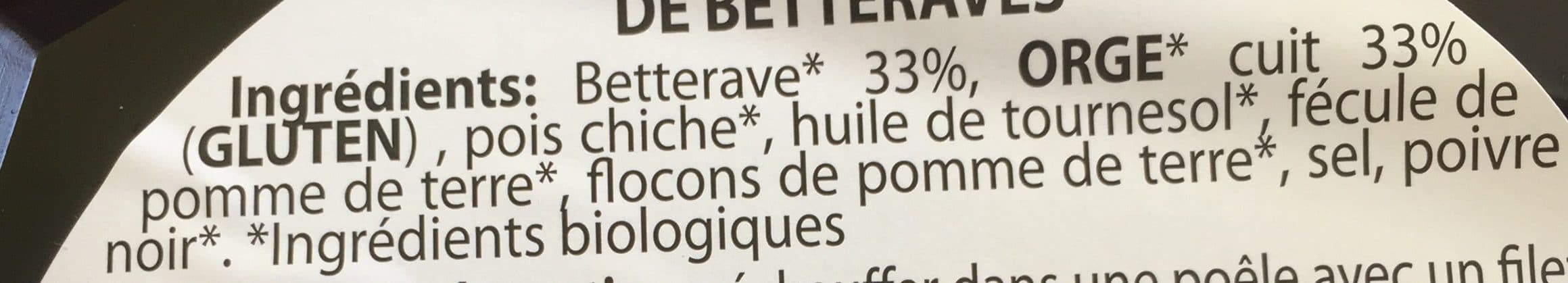 Verry G Galette de legumes betteraves packshot