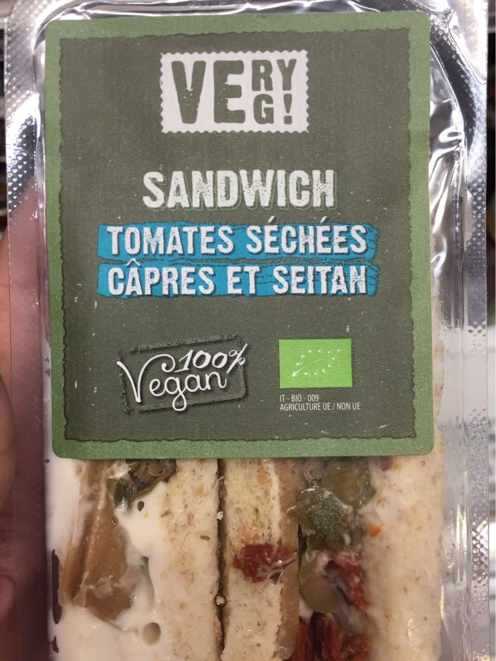 Very Vegy Sandwich tomates séchées câpres et seitan packshot