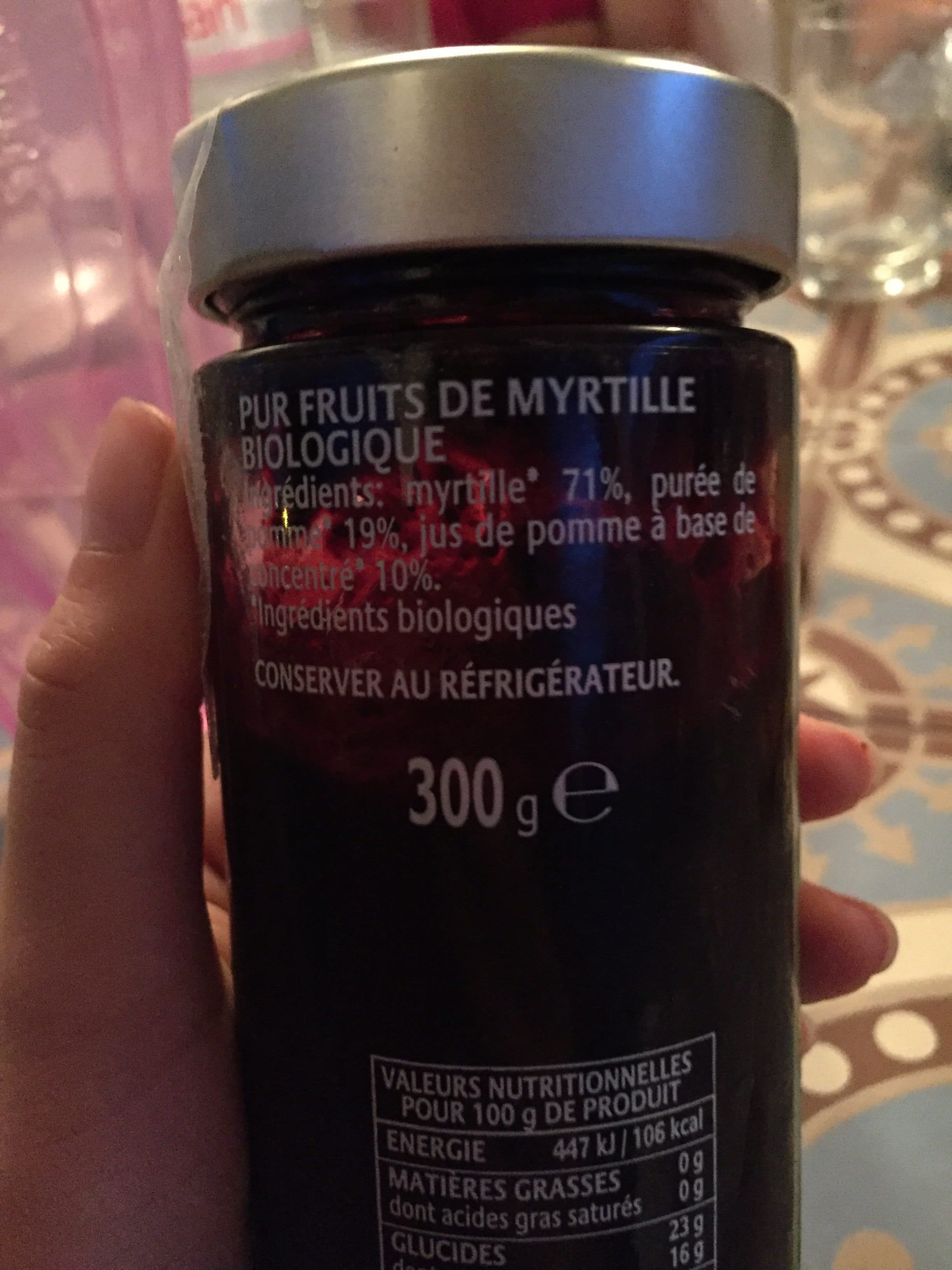 Veryvegy! Pur fruits myrtille packshot