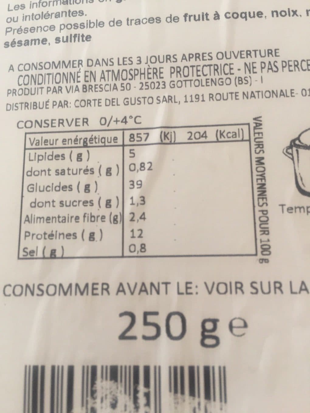 Veryg Pates fraiches caramella packshot