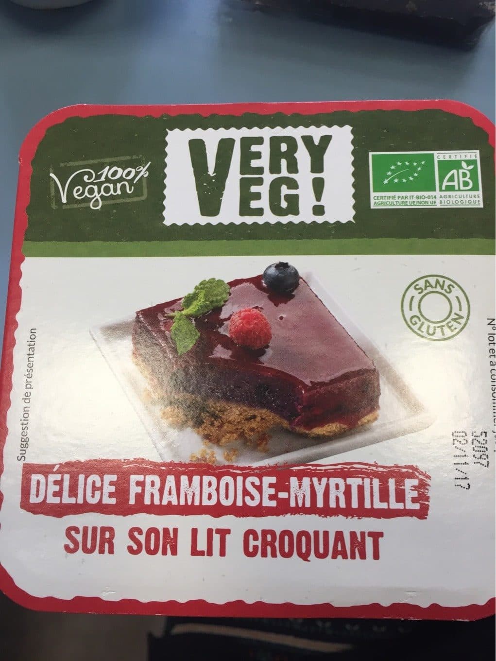 Very Veg Delice framboise myrtilles packshot