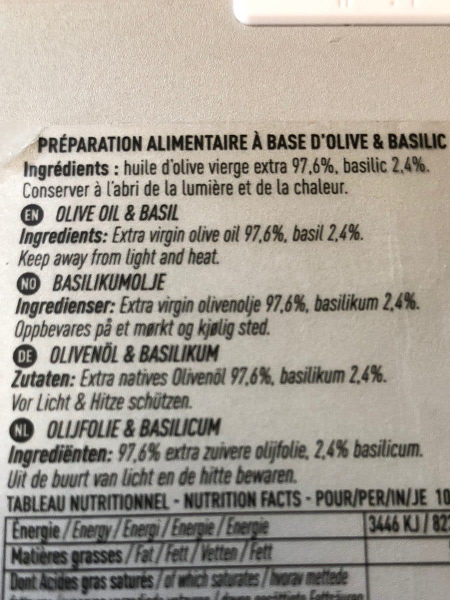 Open Food Facts Huile d'olive packshot