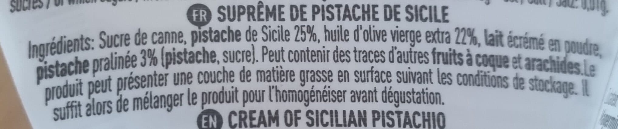 Brémond fils suprême de pistache de Sicile à tartiner packshot