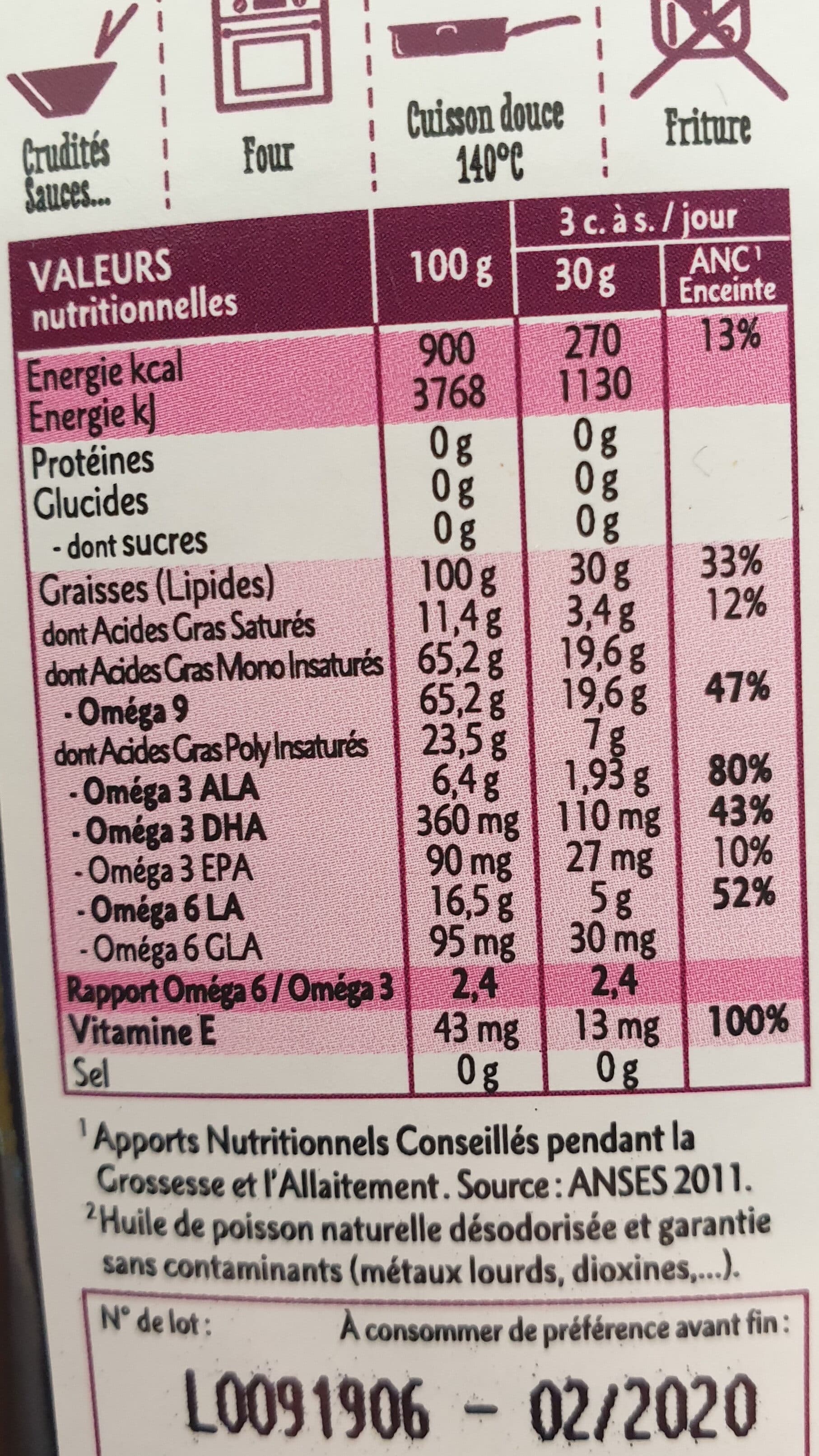 Open Food Facts Huile [maman] packshot