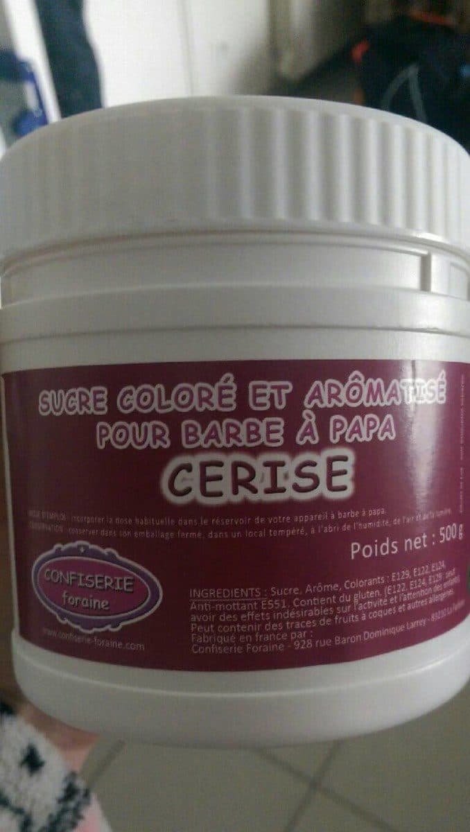 Open Food Facts Sucre coloré et aromatisé pour barbe à papa packshot