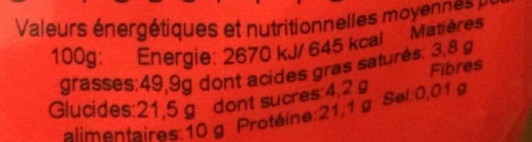 Open Food Facts Amandes packshot