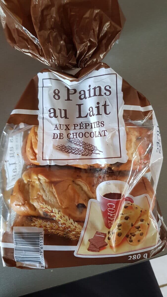 Pain Au Lait Pain au lait avec pépites de chocolat packshot