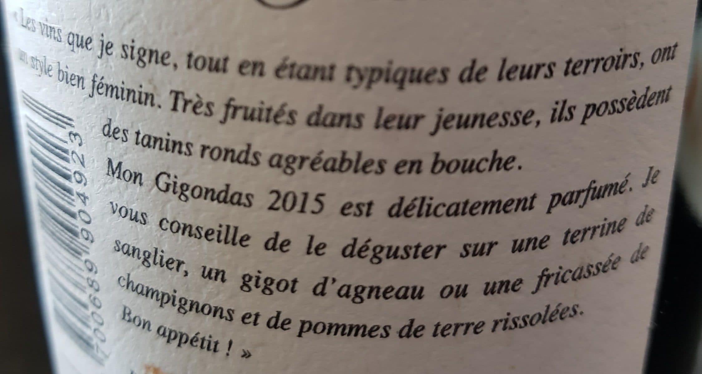 Open Food Facts Gigondas packshot