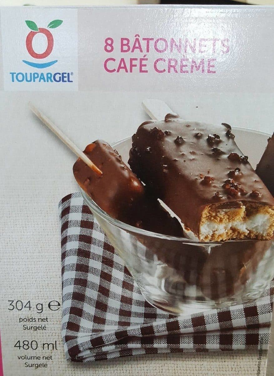 Toupargel Bâtonnet Café crème packshot