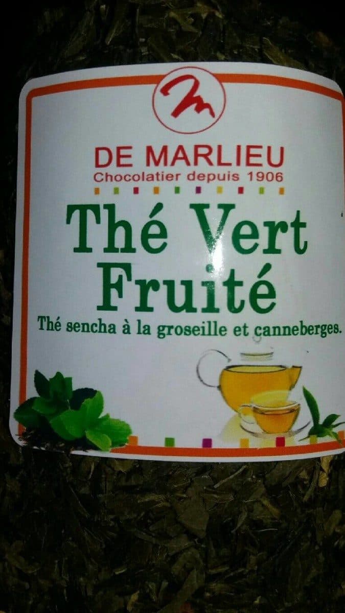 Open Food Facts Thé vert fruité packshot
