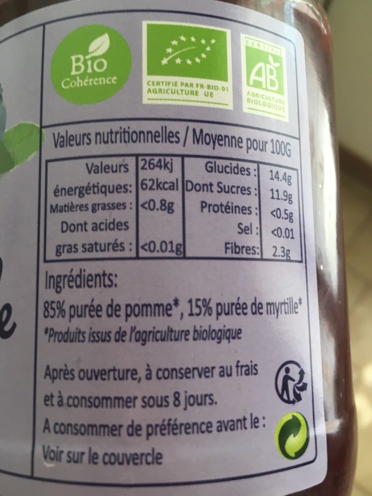 Pommes-bio.com Puree Pomme-Myrtille packshot