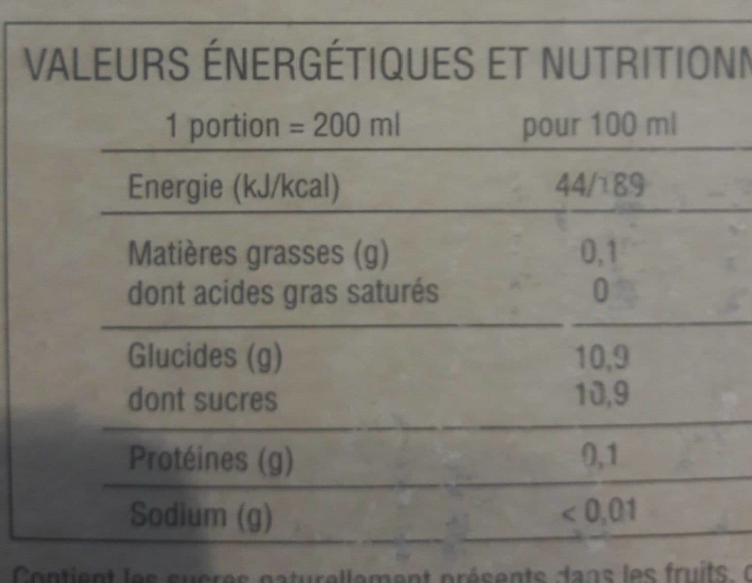 Open Food Facts Pur jus de pommes bio packshot
