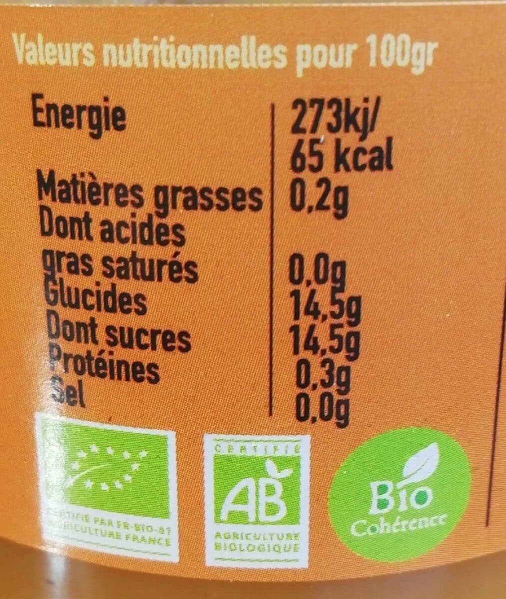 pommes.bio.com Compote purée de fruits pommes nature packshot