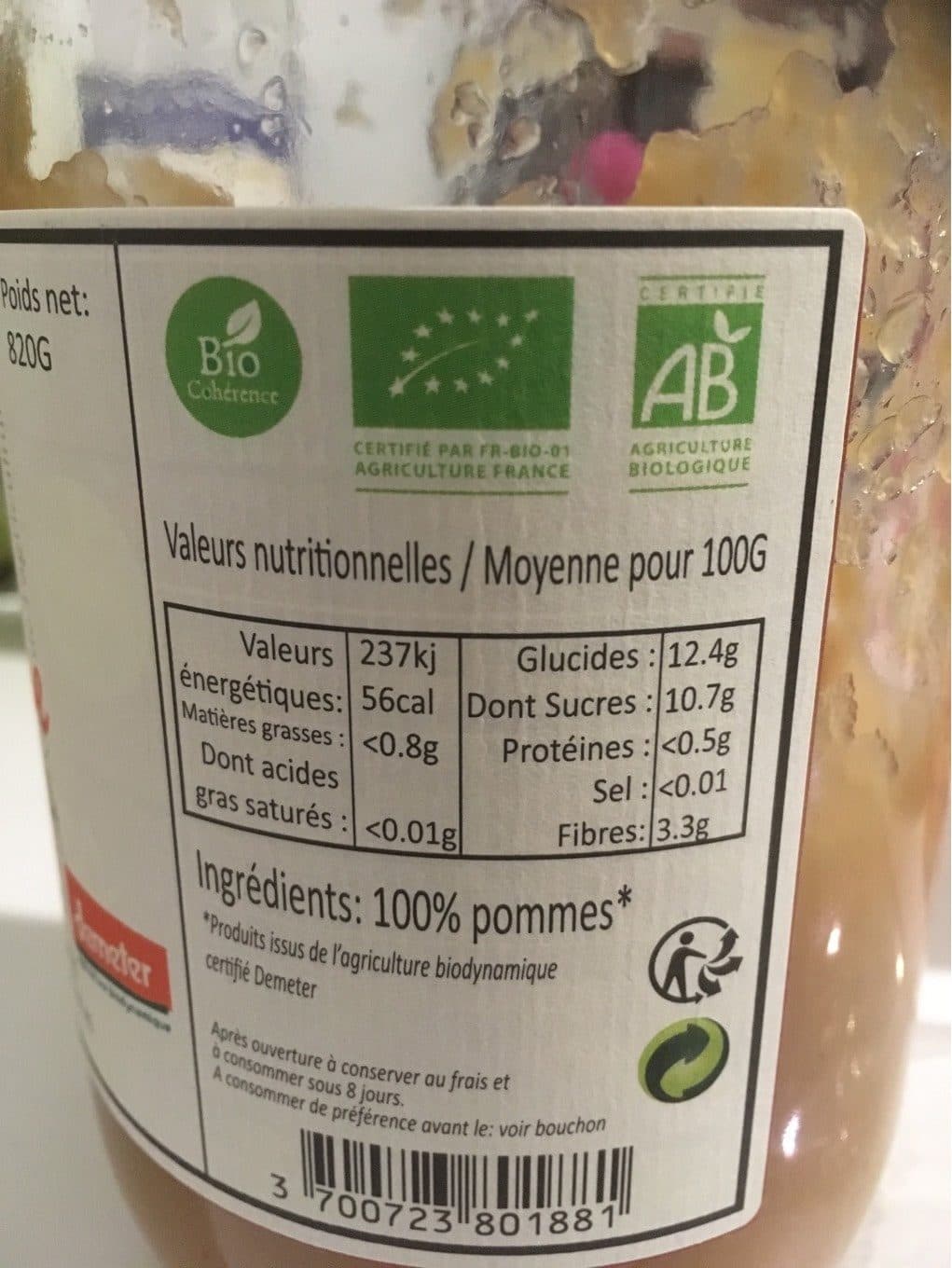Mas Daussan Puree de pommes packshot