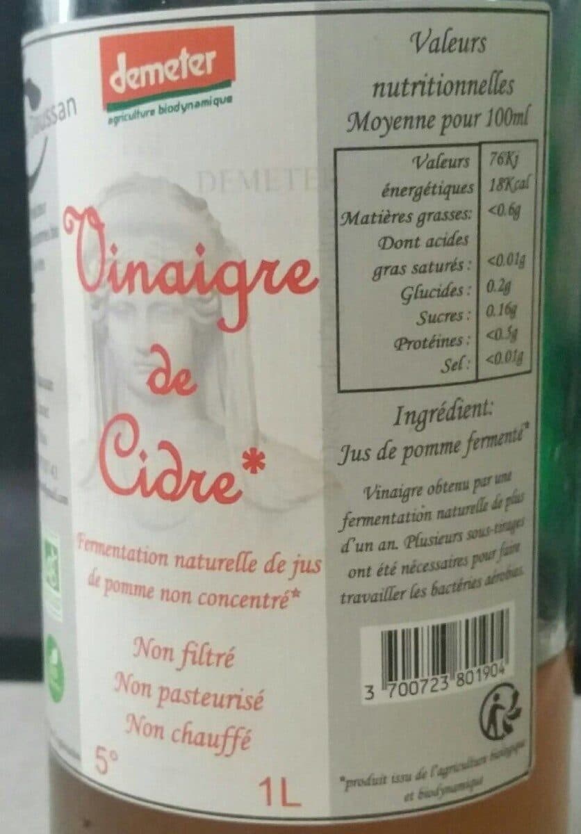 Mas Daussan Vinaigre de cidre packshot