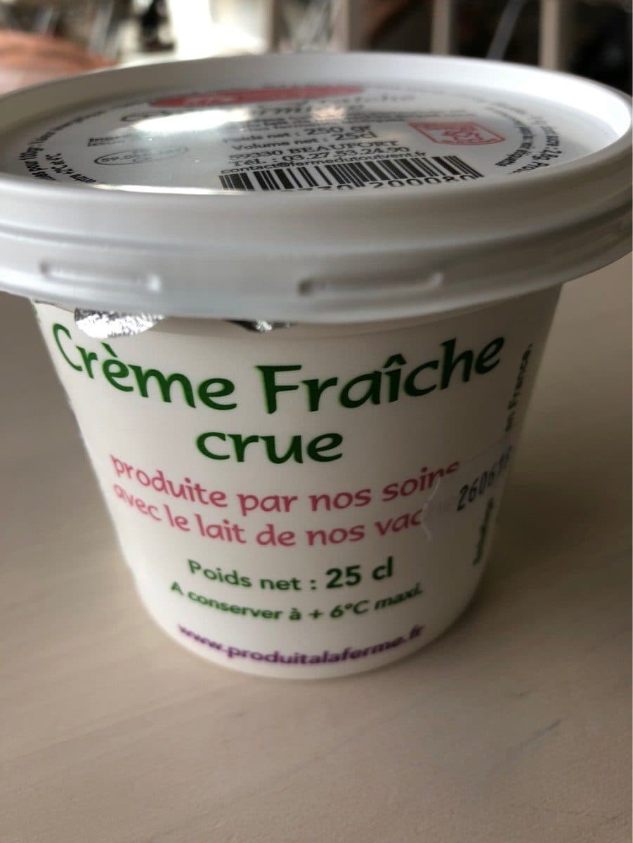 Ferme du tout vent Creme fraiche fermiere packshot