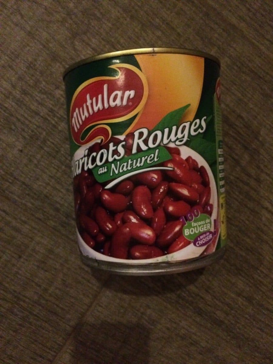 Mutular Haricots rouges au naturel packshot