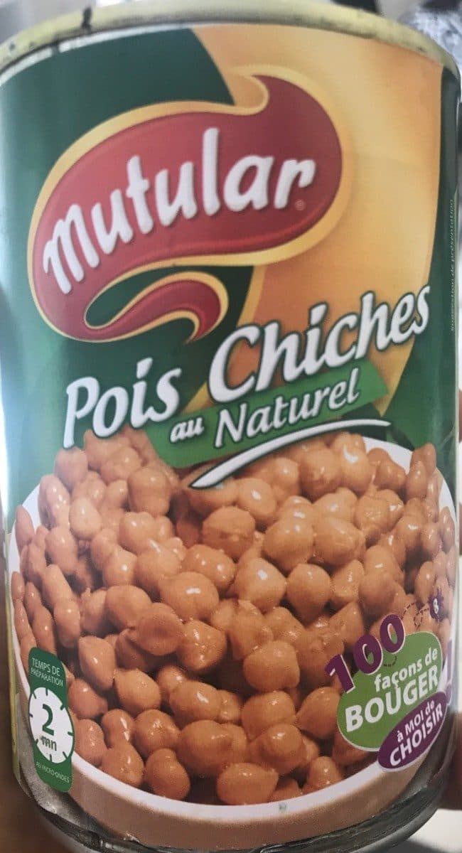 Mutular Pois Chiches au Naturel packshot