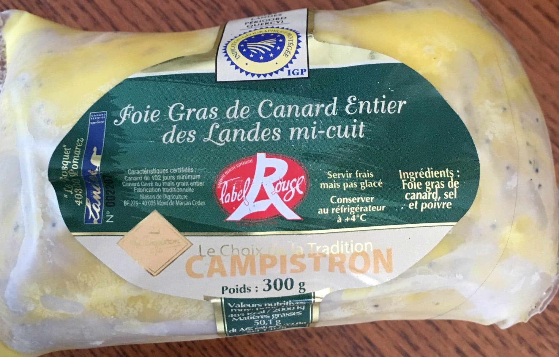 Open Food Facts Foie gras de canard des landes mi ciit packshot