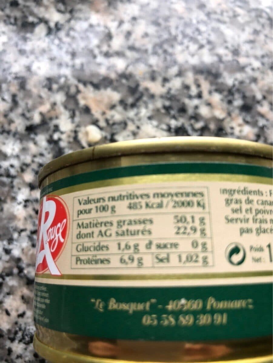 Open Food Facts Foie gras canard packshot