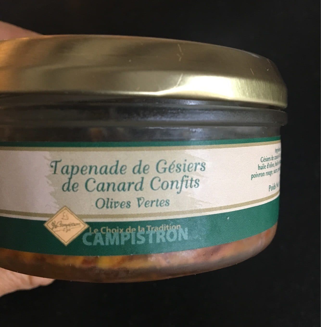 Campistron Tapenade de gesiers de canard confits packshot
