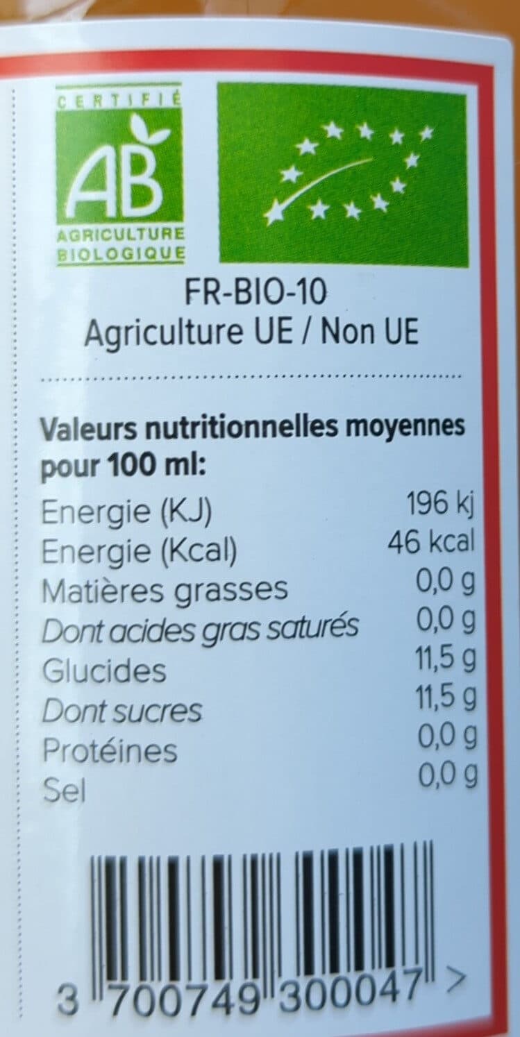 Alterfood Marcel Bio Jus de pomme Bio 25cl packshot