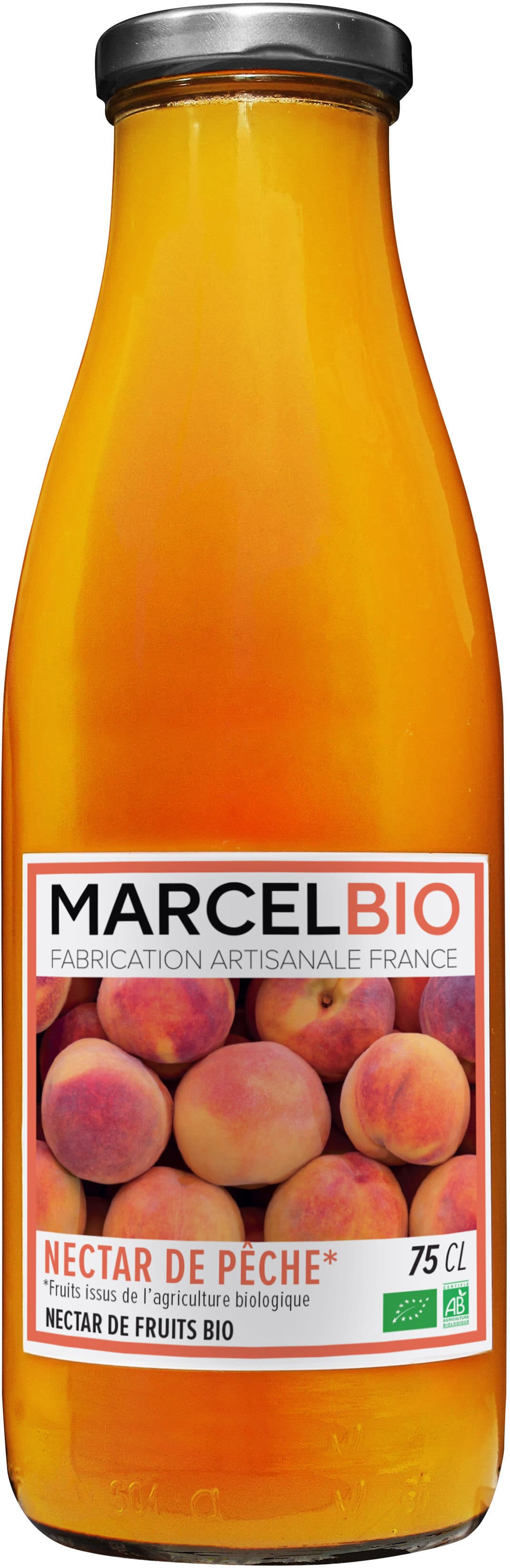 Marcel Bio Marcel Bio Nectar de pêche Bio 75cl packshot