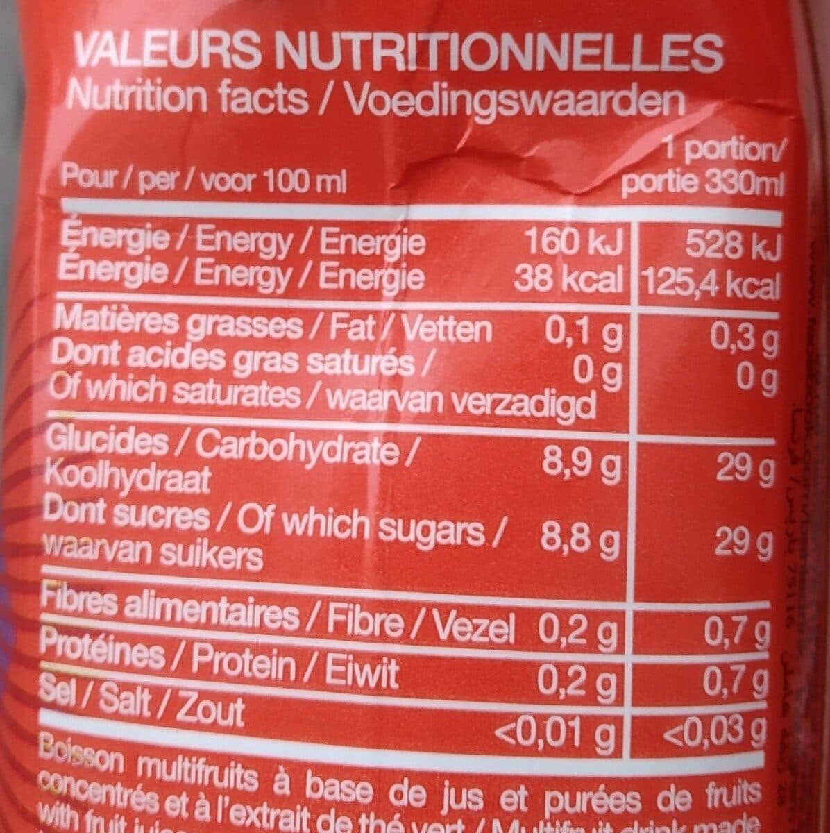 Alterfood Boisson Grenade Açai & Thé Vert packshot