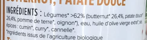 Alterfood Marcel BioSoupe de Butternut & Patate Douce Bio 48c packshot