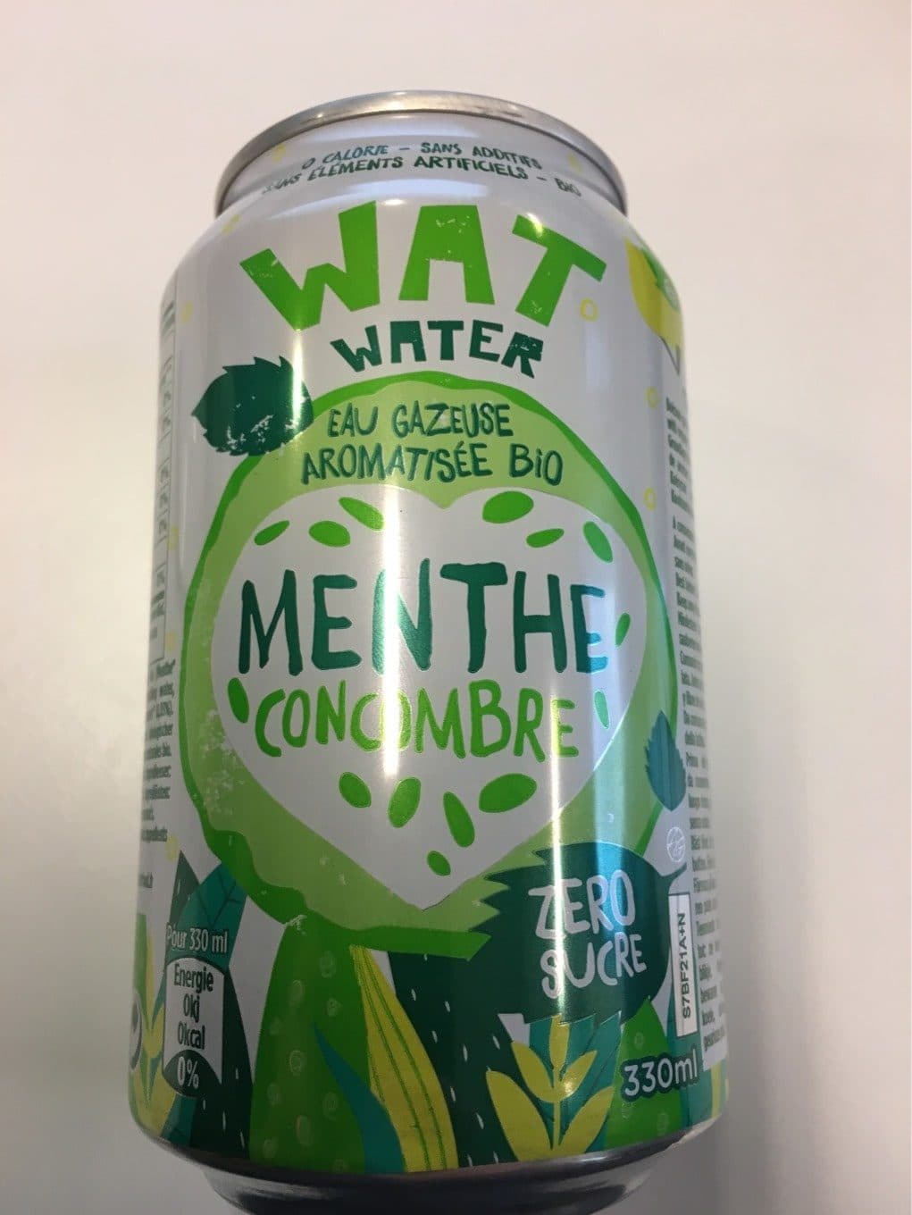 Wat Water Menthe concombre packshot