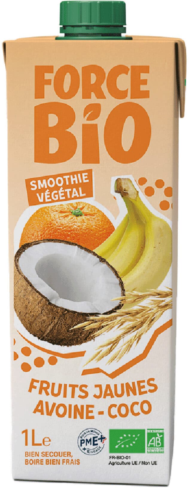 Alterfood Force Bio Vegetal Smoothie Yellow Fruits Oat-Coconut packshot