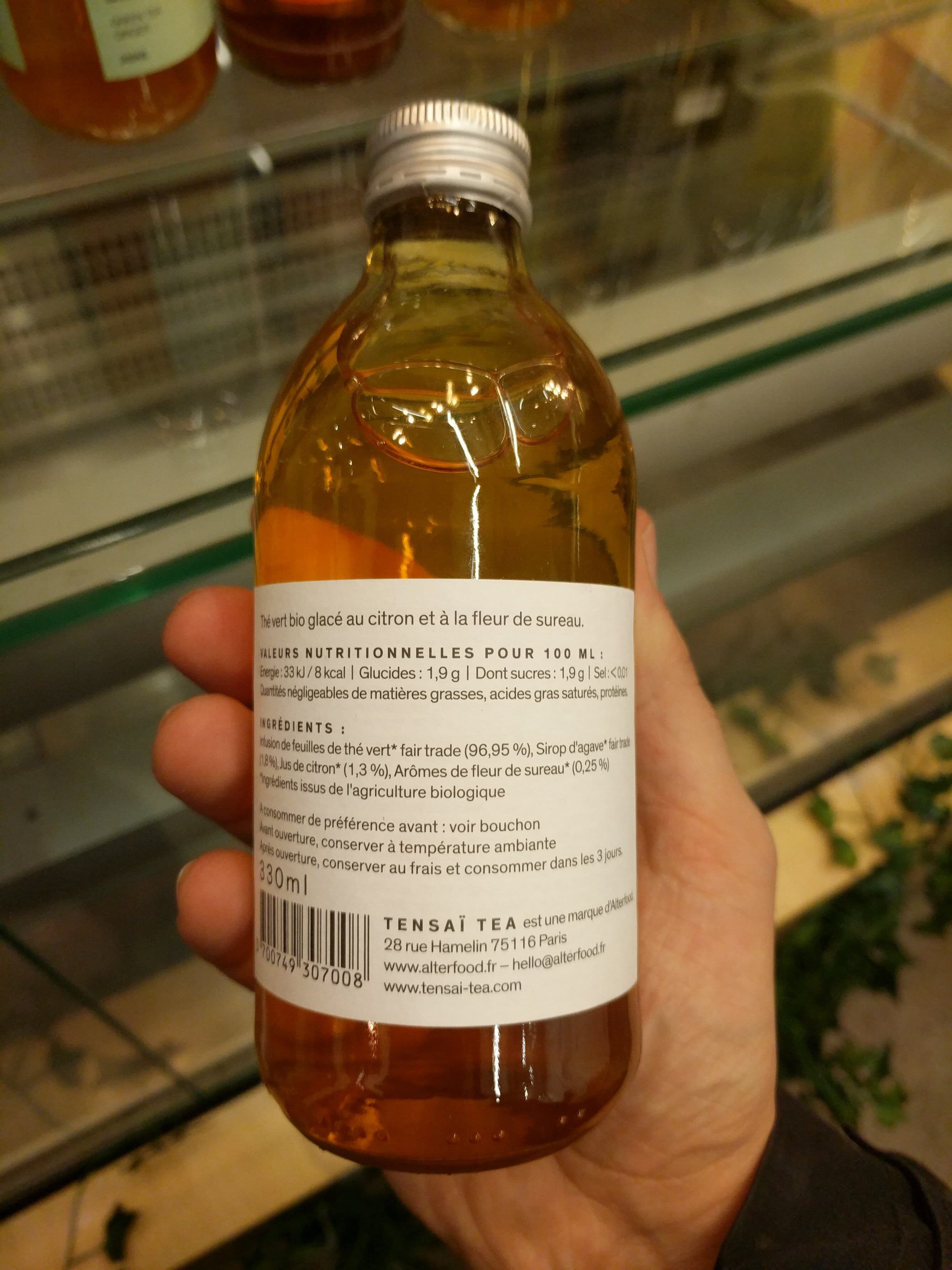 Alterfood Tensaï tea thé vert citron fleur de sureau packshot