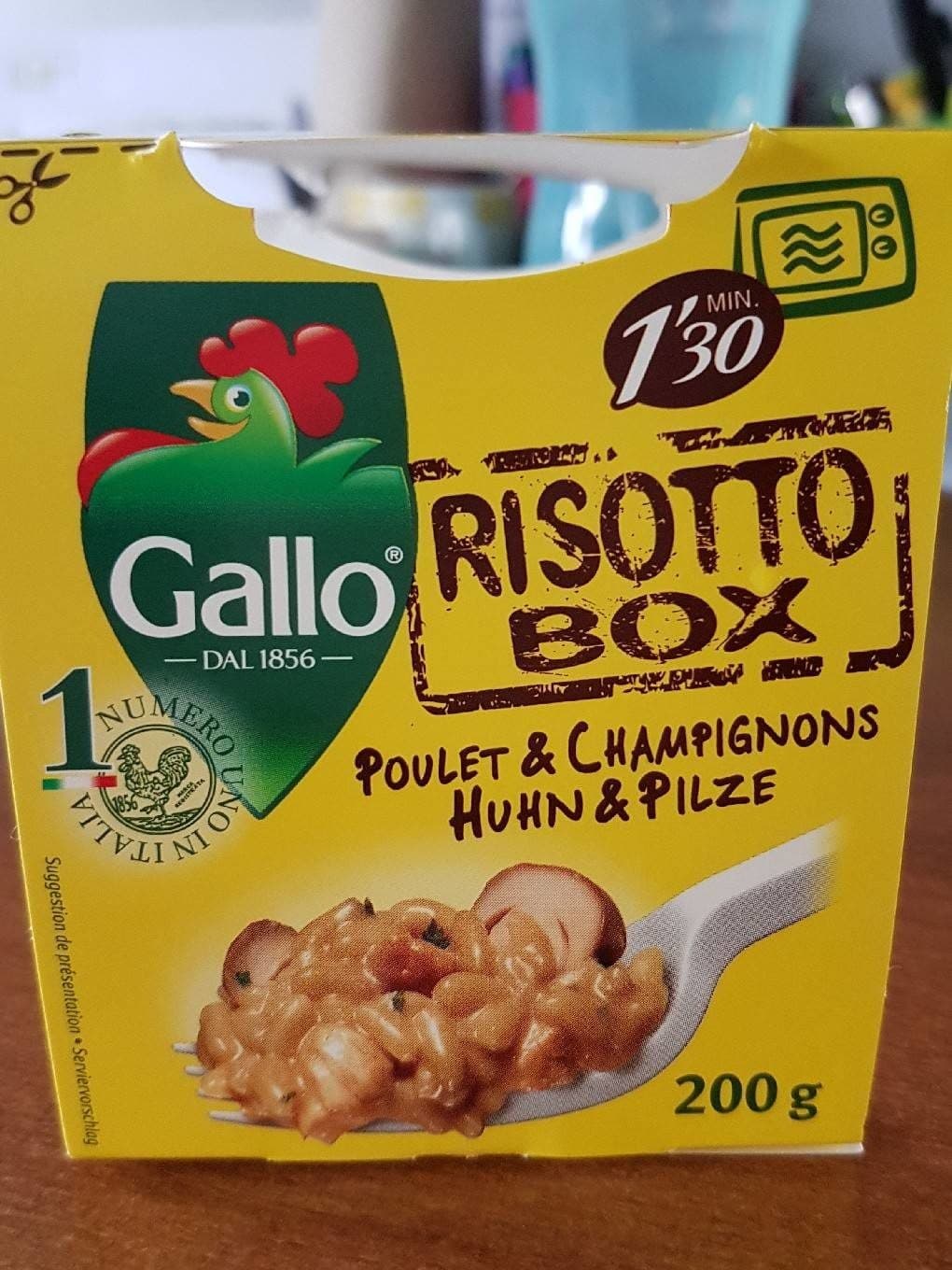 Gallo Risotto box poulet & champignons packshot