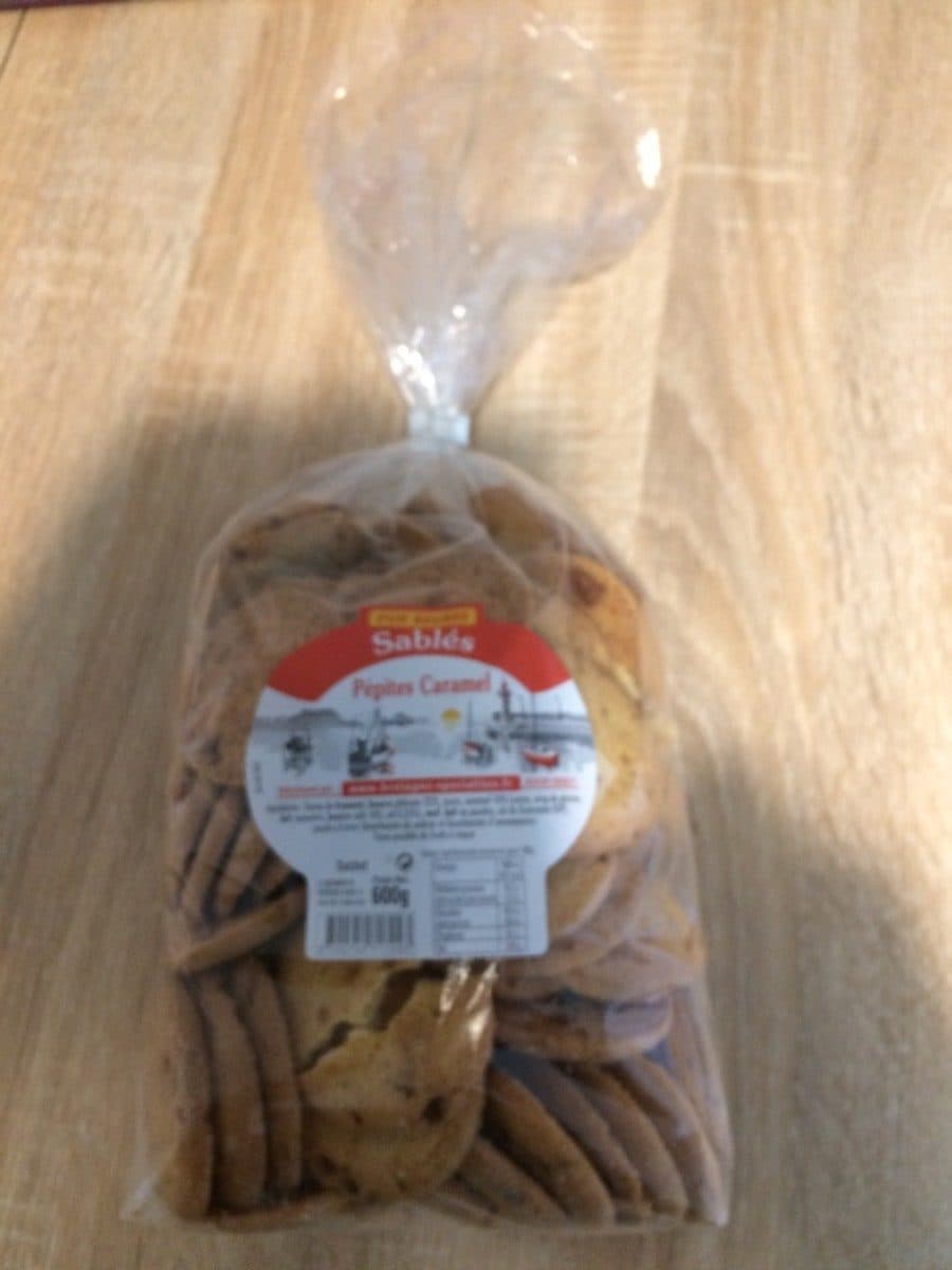 Open Food Facts Sablés pepites caramel packshot