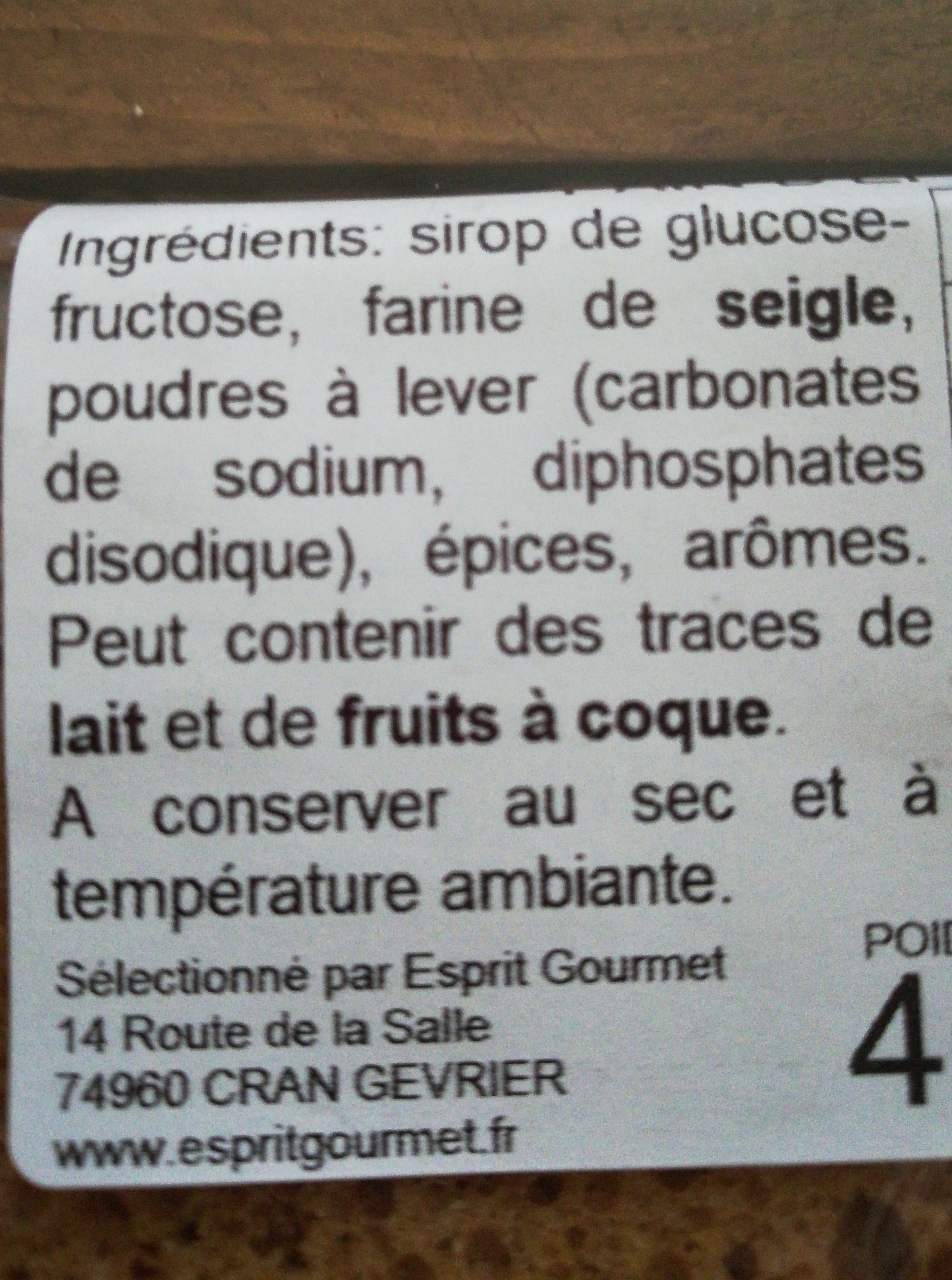 Esprit Gourmet Pain d'épice packshot